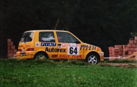 Jacek Sikora i Marek Kaczmarek - Fiat Cinquecento Sporting.